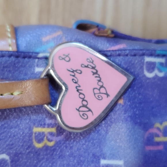 Dooney and Bourke purple purse - Picture 5 of 13
